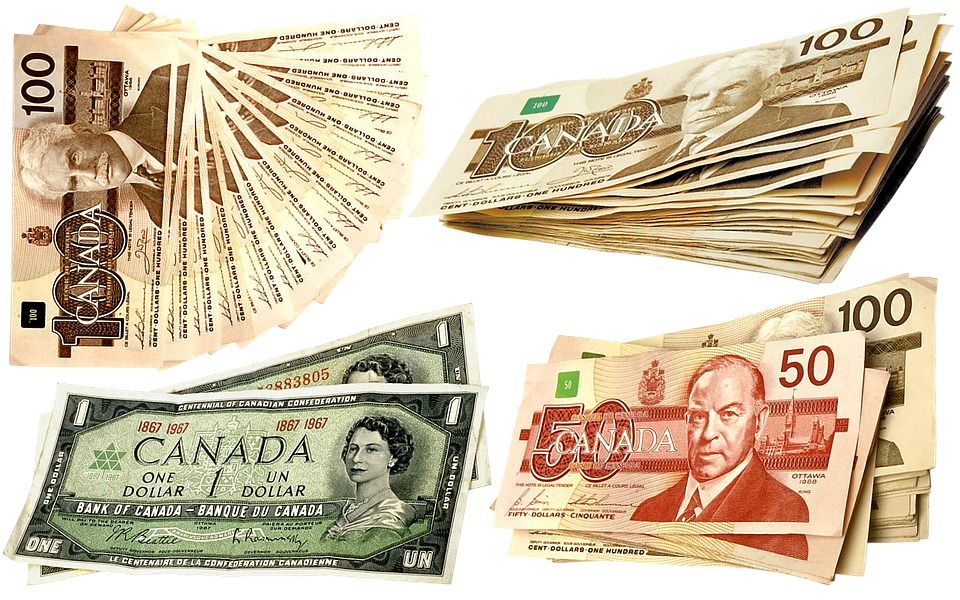 kanadské dolary
