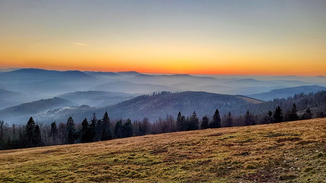 pohled na Beskydy